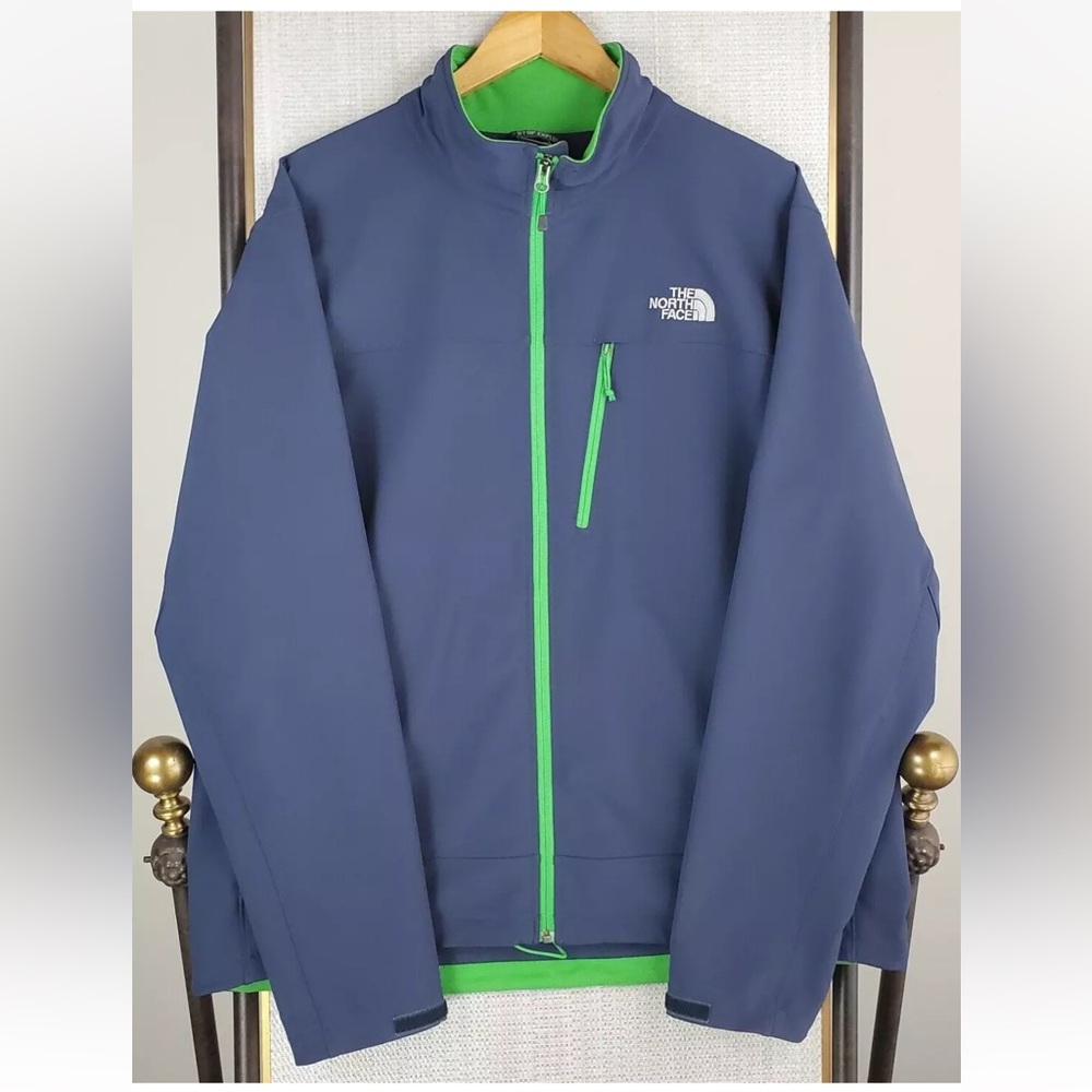 THE NORTH FACE Apex Bionic Softshell
Full Zip Blue Jacket Coat - Size XL